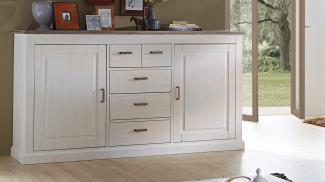 Sideboard 'LIMAS' in Pinie hell und Taupe