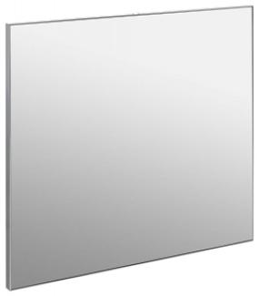 133495 Spiegel mit Kunststoffrahmen alufarbig Spiegelpaneel Badspiegel Wandspiegel, 60 x 70 cm