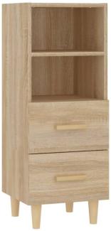 Sideboard Sonoma-Eiche 34,5x34x90 cm Holzwerkstoff [812360]