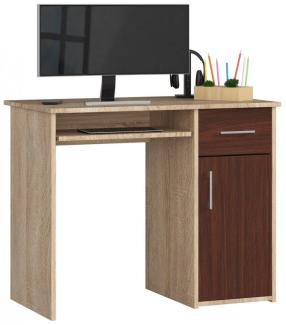 Schreibtisch Bürotisch Tisch A800 90x50x74 cm Sonoma-Wenge
