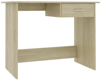 Schreibtisch, Spanplatte Sonoma-Eiche, 100 x 50 x 76 cm