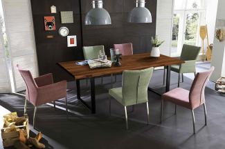Sit Möbel 'Tische & Bänke' Tisch 120 x 80 cm, Platte 26 mm | nussbaumfarbig, Gestell schwarz lackiert