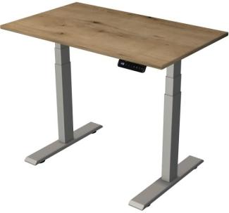 Kerkmann Steh-/Sitztisch Move 2 elektrisch Fuß silber 100x60x63-127cm