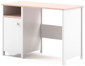 Schreibtisch "Mia" Schülerschreibtisch 110x51cm weiß rosa