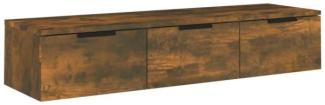 Wandschrank Räuchereiche 102x30x20 cm Holzwerkstoff