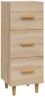Sideboard Sonoma-Eiche 34,5x34x90 cm Holzwerkstoff [812342]