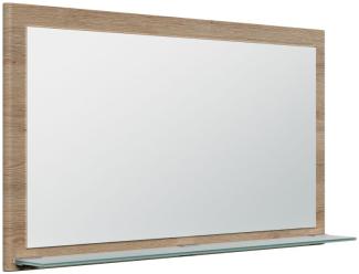 Posseik Spiegel Elite mit Glasablage 104 x 60 cm Eiche hell