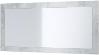 Spiegel Wandspiegel Lima 89cm in Beton Oxid Optik