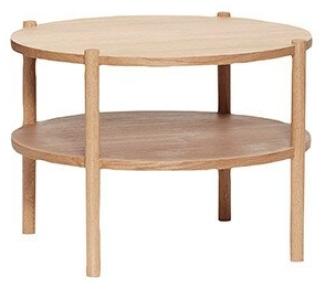 Hübsch Tisch, rund, Eiche, FSC, natur ø60cm