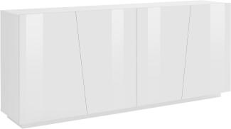 Sideboard "Viterbo II" Weiß Hochglanz