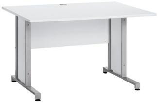 Maja Schreibtisch Computertisch System 120 x 75 x 80 cm Icy-Weiß