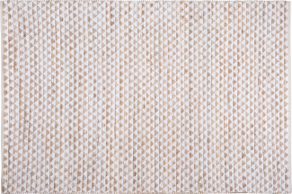 Teppich beige 140 x 200 cm Patchwork TUNCELI
