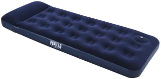 Pavillo™ Luftbett Blue Horizon Step mit interner Fußpumpe Single XL/Lo 185 x 76 x 28 cm