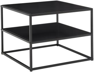 Couchtisch "Cixi" aus Kompletter Tisch: lackierter Stahl in Schwarz. Abmessungen (B/H/T) 60x45x60 cm