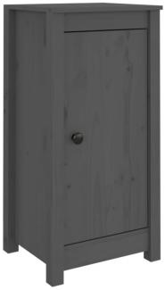 Sideboard Grau 40x35x80 cm cm Massivholz Kiefer