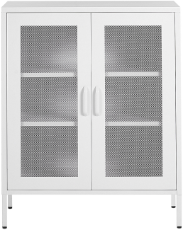 'Wakatipu' Sideboard mit zwei Türen, 102 x 40 x 80 cm, Weiß