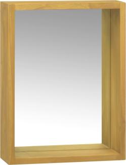 Spiegelschrank 30x10x40 cm Massivholz Teak