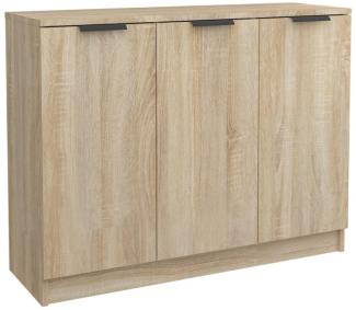 Sideboard Sonoma-Eiche 90,5x30x70 cm Holzwerkstoff