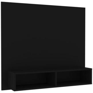 TV-Wandschrank Schwarz 102x23,5x90 cm Spanplatte