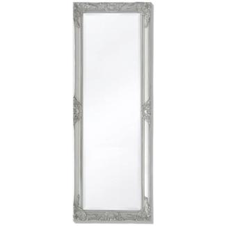 vidaXL Wandspiegel im Barock-Stil 140x50 cm Silber