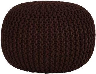 Stylefurniture Cottonball, Stoff, braun, 55 x 55 x 37 cm