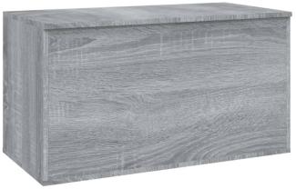 Aufbewahrungstruhe Grau Sonoma 84x42x46 cm Holzwerkstoff