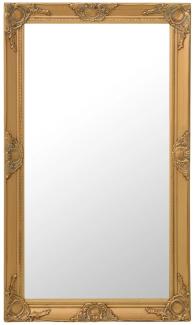 vidaXL Wandspiegel im Barock-Stil 60 x 100 cm Golden