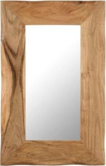 vidaXL Kosmetikspiegel 50 x 80 cm Akazie Massivholz