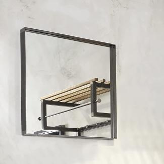 Spinder Spiegel Donna 2 Eckig 60x60cm Blacksmith
