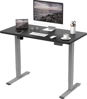 Flexispot EF1 160x80 Elektrisch Höhenverstellbarer Schreibtisch mit Tischplatte 2-Fach-Teleskop, Sitz- & Stehpult mit Memory-Steuerung