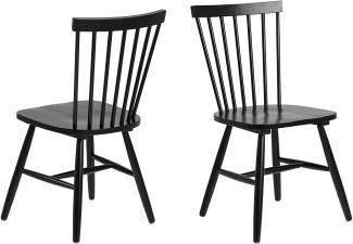 Set 2x Riano Esszimmerstuhl Schwarz Stuhl Stühle Esszimmer Küche Küchenstühle