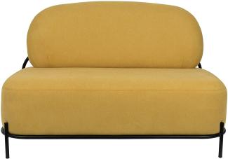 WHITE LABEL LIVING Polly Lounge Sofa Retro Look in Gelb