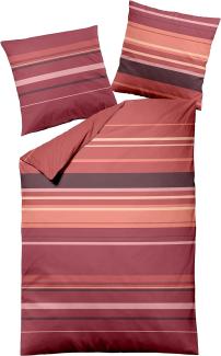 Dormisette Edelbiber Bettwäsche 2 teilig Bettbezug 135 x 200 cm Kopfkissenbezug 80 x 80 cm 9140-20 9140 Charm mehrfarbig
