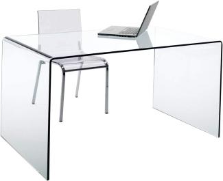 Möbel-Eins CHANDRA Schreibtisch, Material Glas