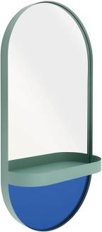 Wandspiegel mit Ablage, Oval - mint by REMEMBER