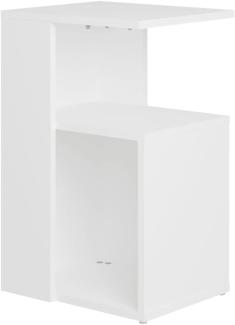 vidaXL Beistelltisch Weiß 36x30x56 cm Spanplatte