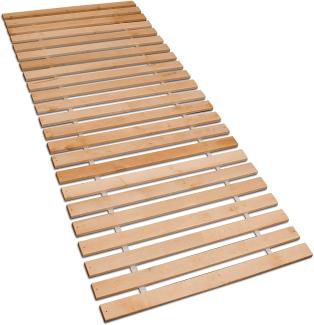 Betten-ABC Premium Rollrost, Stabiles Erlenholz, mit 23 Leisten und Befestigungsschrauben Größe 160x200
