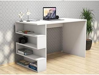 Homemania 'Limber' Computer-Schreibtisch, weiß, 120 x 60 x 75 cm