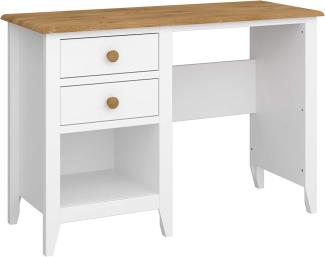 'Heston' Schreibtisch, Kiefer weiß, 75 x 110 x 44 cm