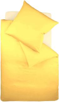 Fleuresse Mako-Satin-Bettwäsche colours Farbe gelb 2006 135x200