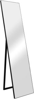 Standspiegel Barletta 150x35 cm neigbar Schwarz [en. casa]