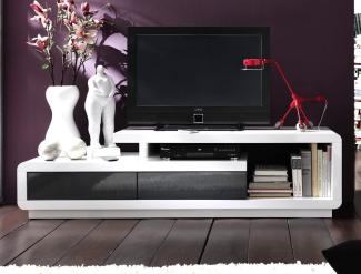 Lowboard Celine 170x45x40 cm Hochglanz weiß grau TV-Board TV-Möbel