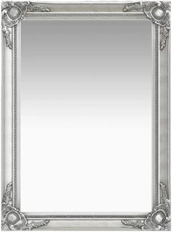 vidaXL Wandspiegel im Barock-Stil 60 x 80 cm Silbern