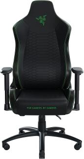 Razer Iskur X - Ergonomischer Gaming Stuhl (Schreibtischstuhl / Bürostuhl, Ergonomisches Design, Mehrlagiges Kunstleder, Polster aus hoch verdichtetem Schaumstoff) Schwarz/Grün | XL