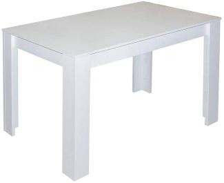 Esstisch PIT Küchentisch Tisch in weiß matt 110x60 cm