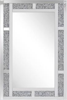 Wandspiegel silber 60 x 90 cm AVRILLE