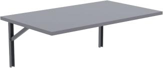 70x50 | Wandklapptisch Klapptisch Wandtisch Küchentisch Schreibtisch Kindertisch | Light Graphite