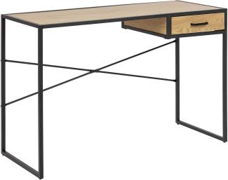 Schreibtisch SEAFORD, Wildeiche/Metall, ca. 110 cm
