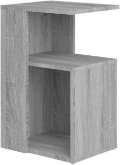 Beistelltisch "3007977" aus Holzwerkstoff in Grau Sonoma. Abmessungen (LxBxH) 30x36x56 cm