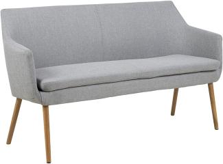 Sofa 2-Sitzer NOCI, hellgrau, ca. 159 cm